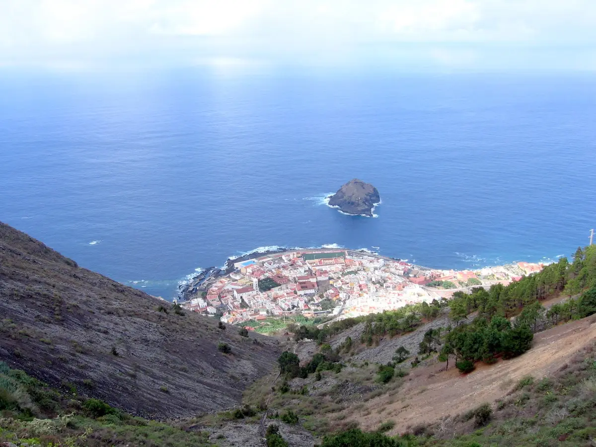 Garachico town and volcanic coast in north-west Tenerife