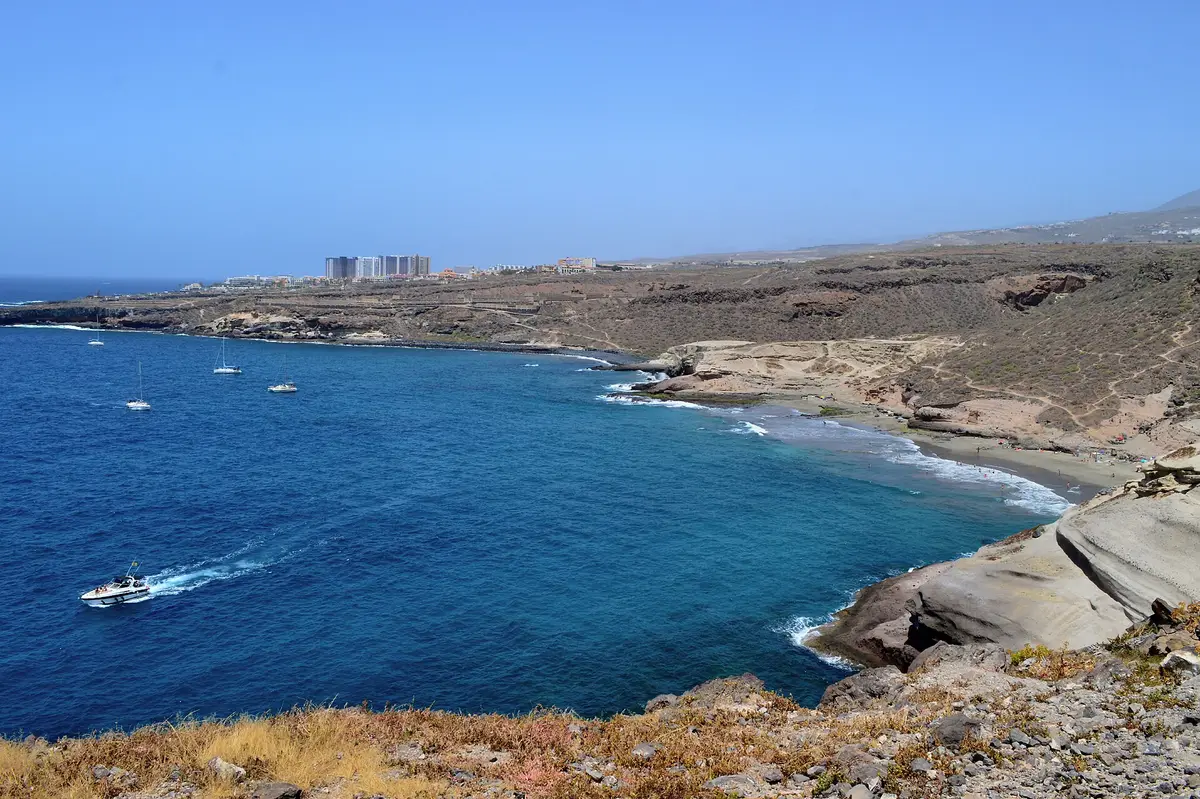 La Caleta fishing village and rocky coast