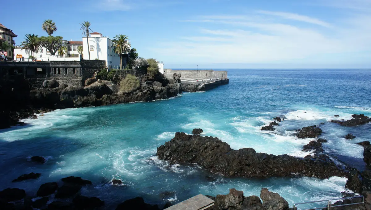 Atlantic coast at Playa de San Telmo in Puerto de la Cruz