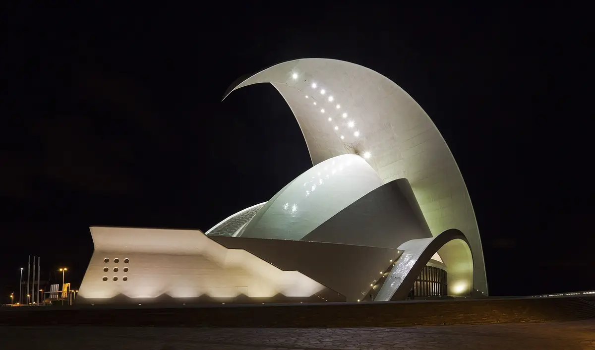 Auditorio de Tenerife on the waterfront in Santa Cruz de Tenerife